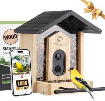 COMEDERO DE PAJAROS CON CAMARA